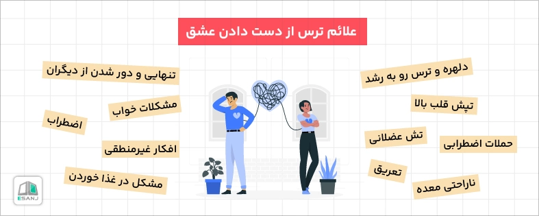 علائم ترس از دست دادن عشق