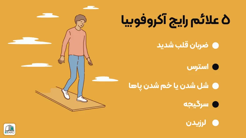 علائم آکروفوبیا