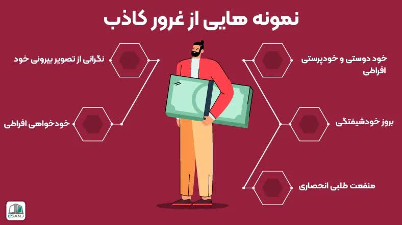 نمونه هایی از غرور کاذب