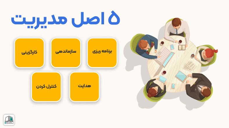 5 اصل مدیریت