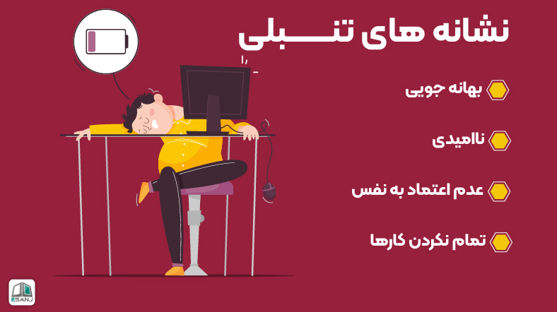 نشانه های تنبلی