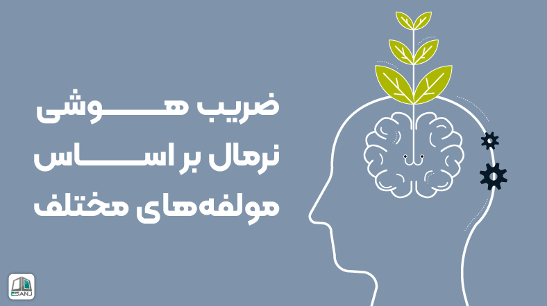 جدول ضریب هوشی نرمال بر اساس مولفههای مختلف