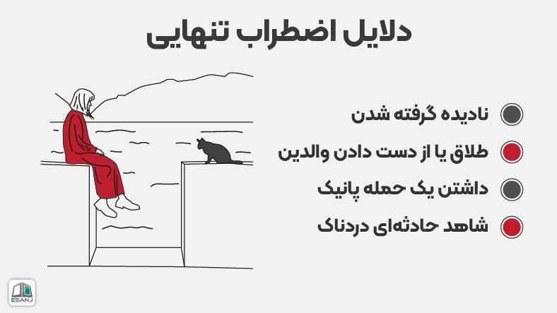 دلایل اضطراب تنهایی