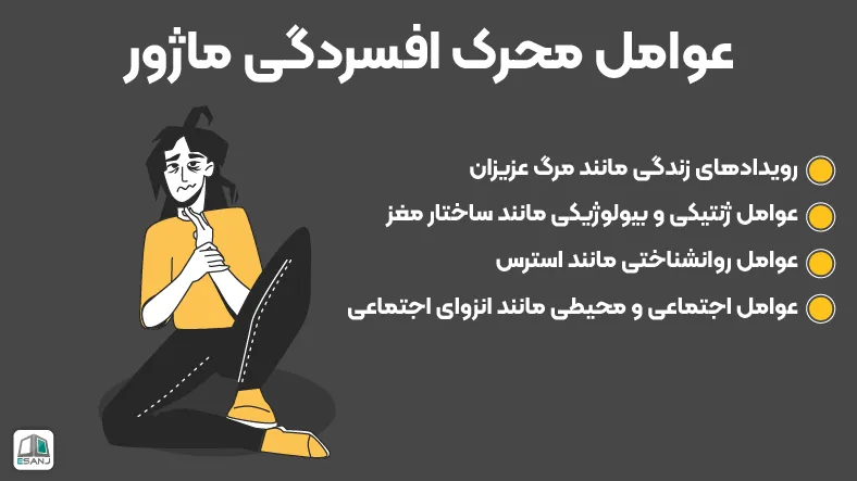 عوامل محرک افسردگی ماژور