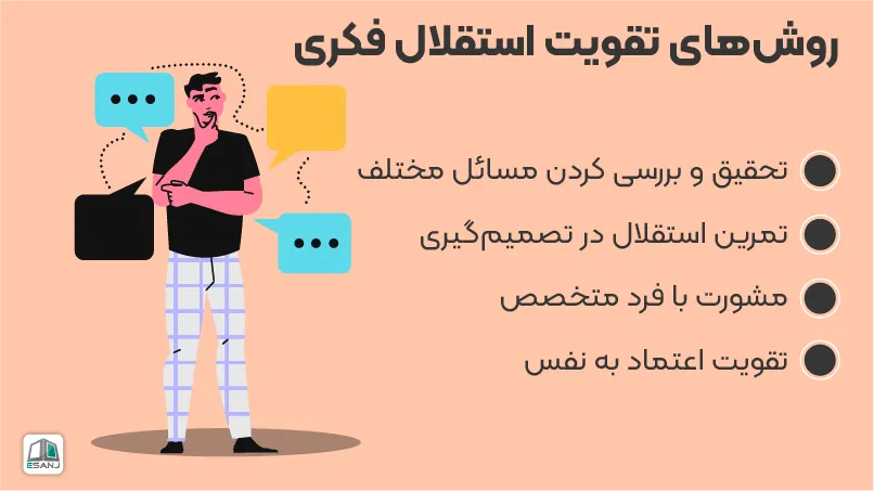 روشهای تقویت استقلال فکری