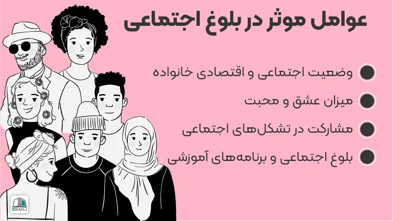 عوامل موثر در بلوغ اجتماعی