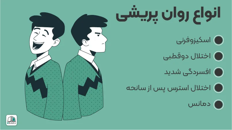 انواع روان پریشی
