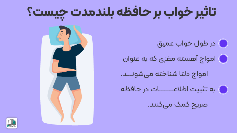 تاثیرات خواب بر حافظه بلند مدت