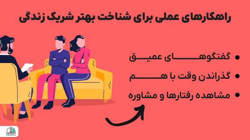 راهکارهای عملی برای شناخت بهتر شریک زندگی