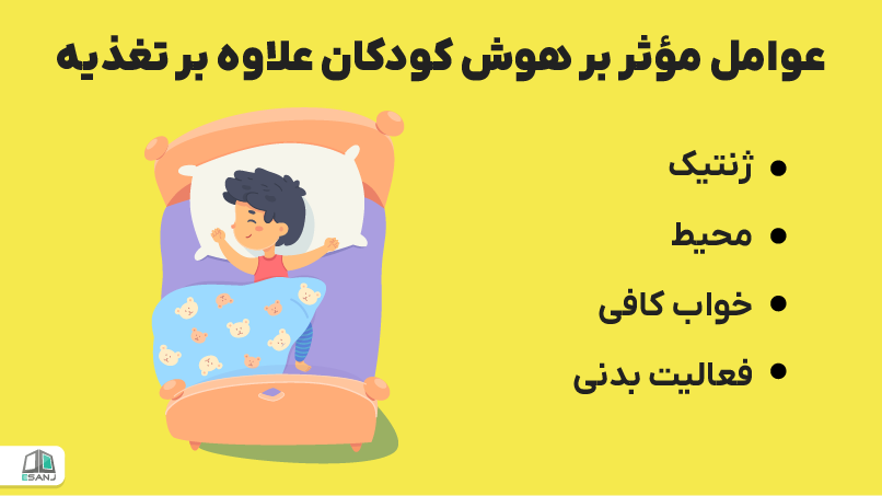 عوامل مؤثر بر هوش کودکان علاوه بر تغذیه