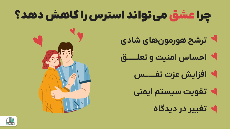 چرا عشق میتواند استرس را کاهش دهد؟