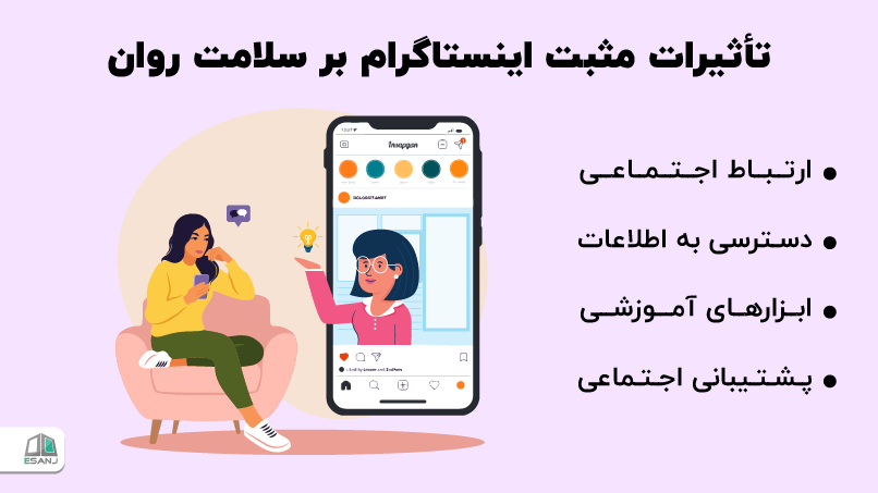 تأثیرات مثبت اینستاگرام بر سلامت روان