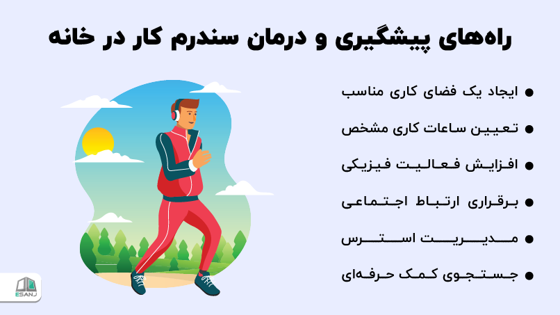 راههای پیشگیری و درمان سندرم کار در خانه