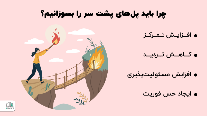 چرا باید پلهای پشت سر را بسوزانیم؟