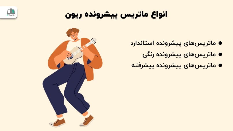 انواع ماتریس پیشرونده ریون