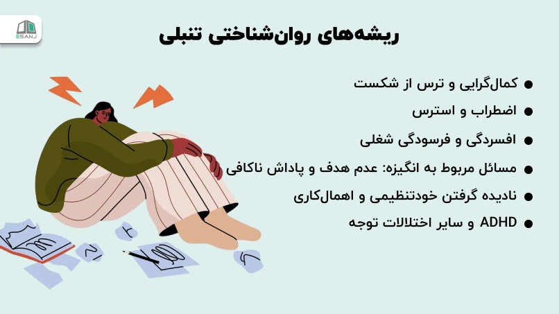 ریشههای روانشناختی تنبلی