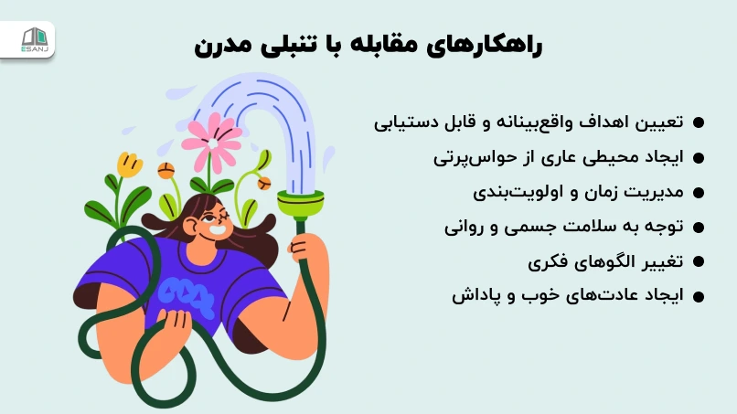 راهکارهای مقابله با تنبلی مدرن