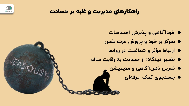 راهکارهای مدیریت و غلبه بر حسادت