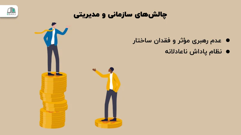 چالش&zwnj;های سازمانی و مدیریتی