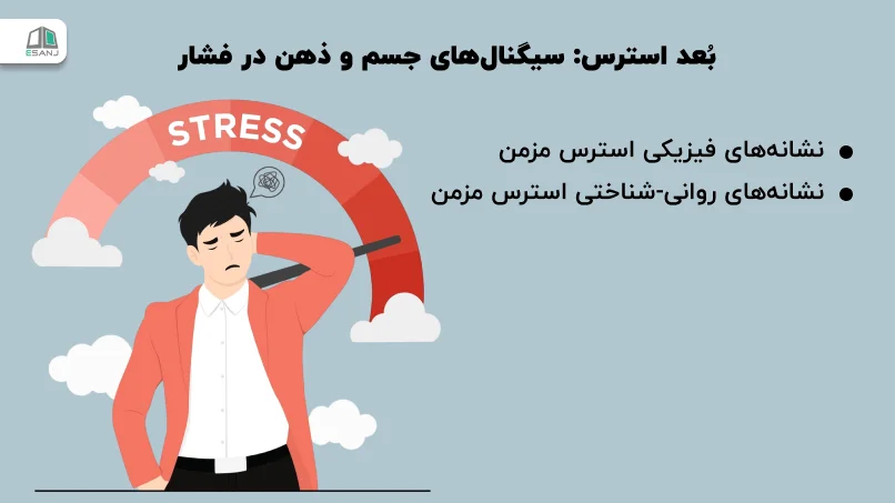 بُعد استرس: سیگنالهای جسم و ذهن در فشار