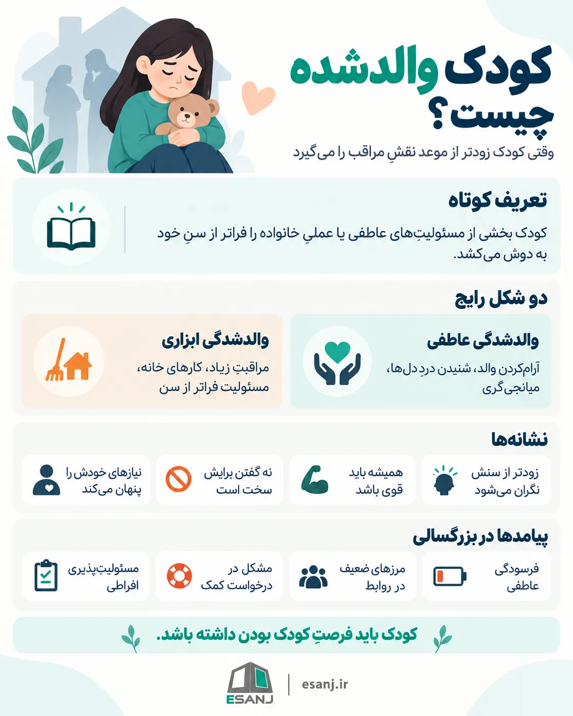 والدشدگی کودک چیست؟