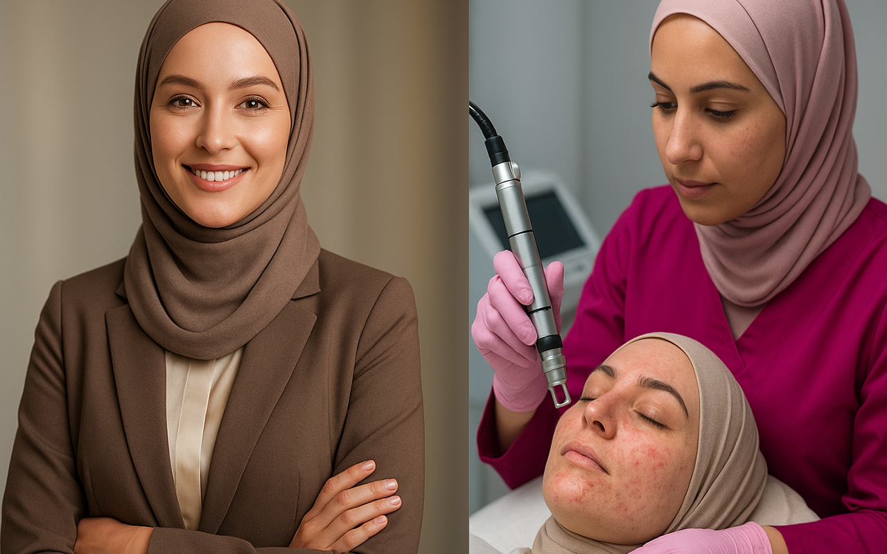 زیبایی با تجهیزات کلینیکی