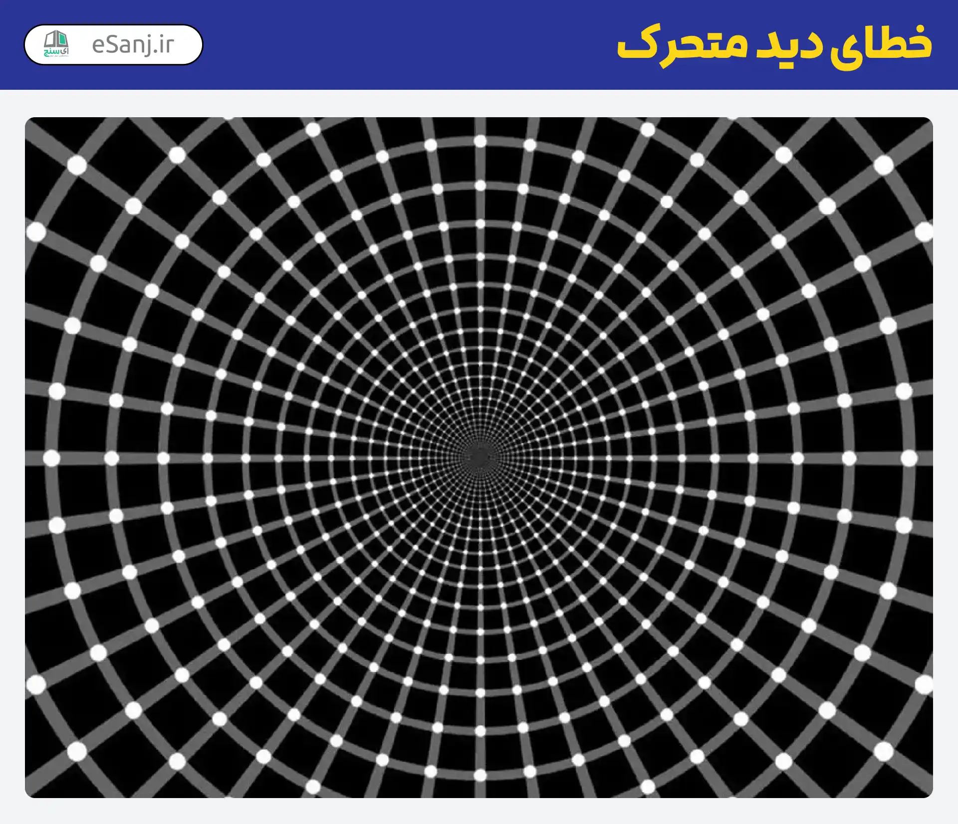 خطای دید متحرک نقطه ای هزارتو