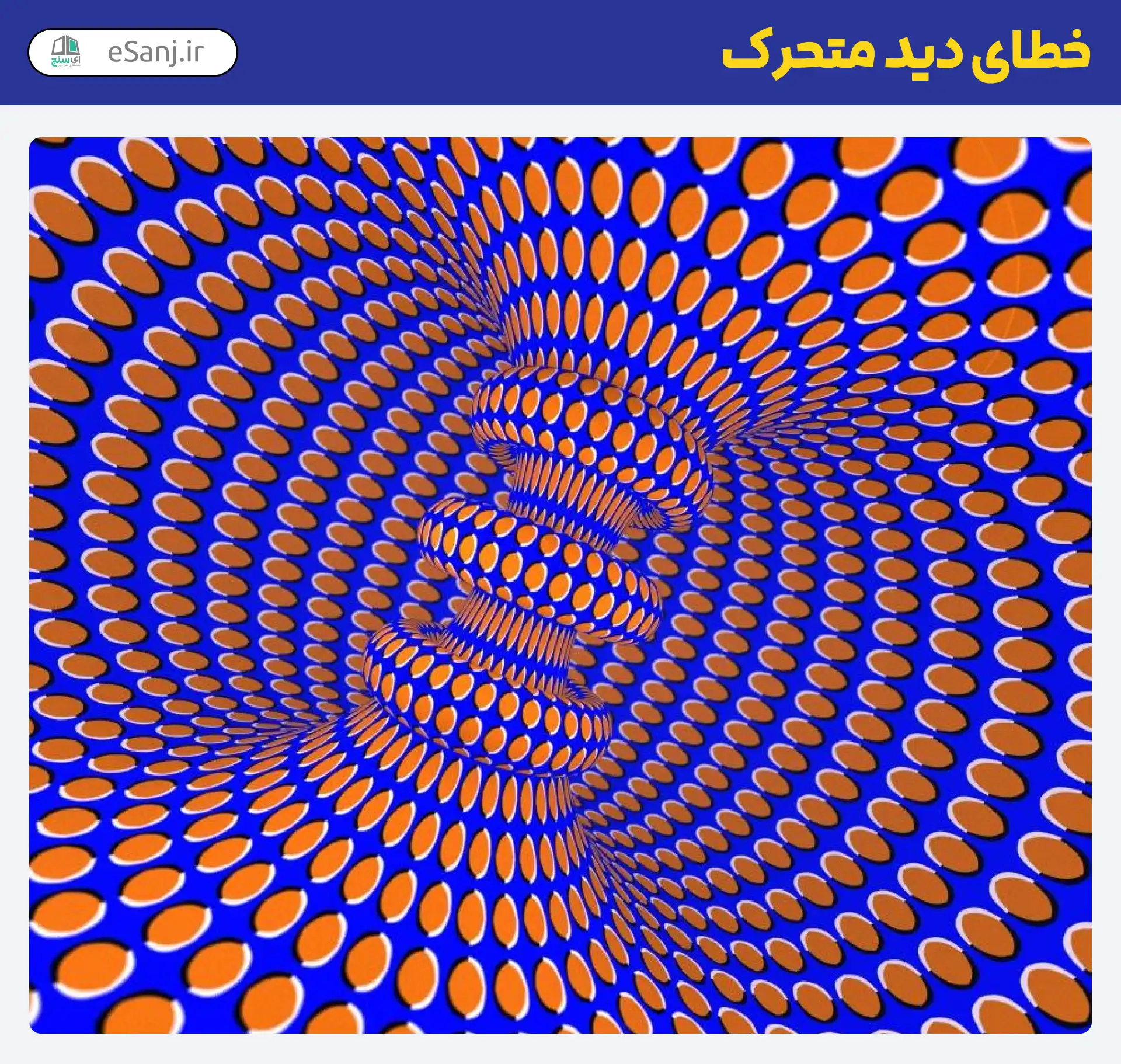 خطای دید متحرک خال خالی پیچیده