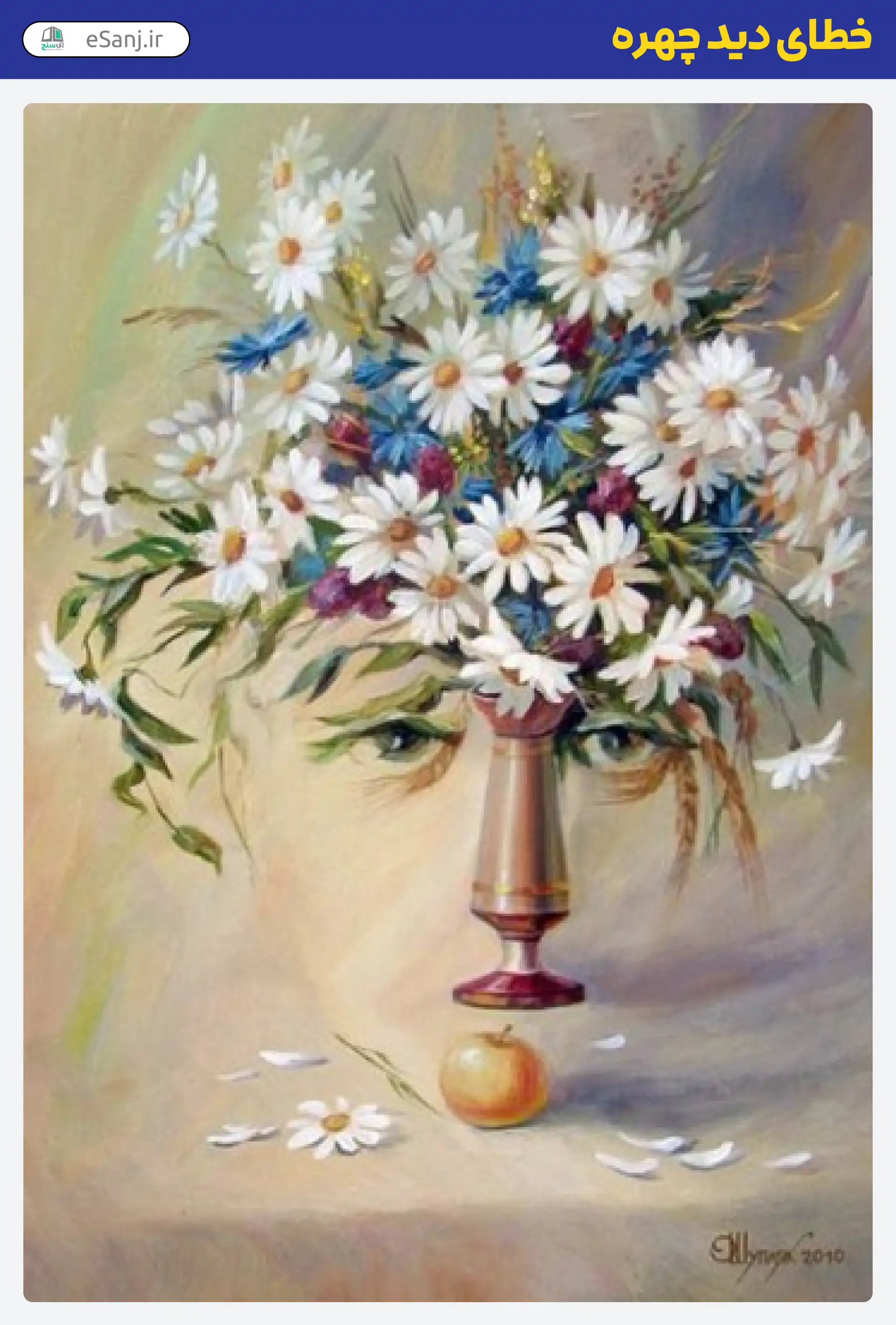 خطای دید چهره گلدان