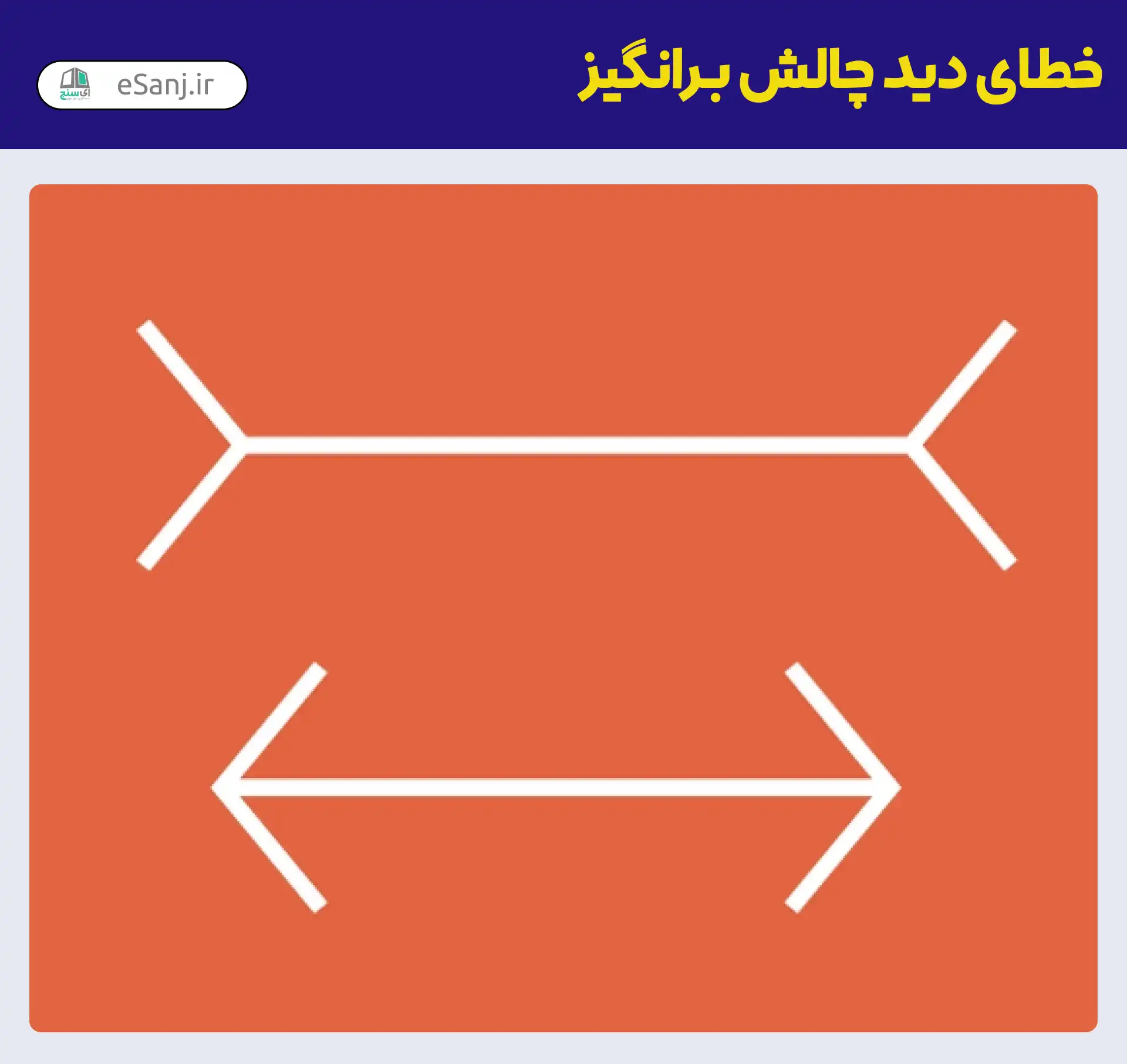 خطای دید چالش برانگیز اندازه خطوط