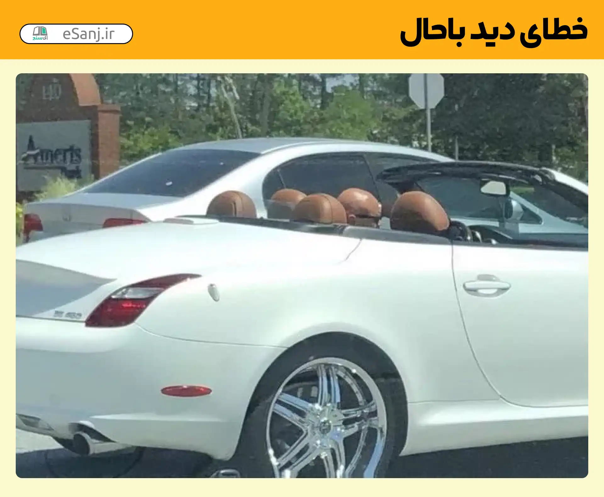 خطای دید باحال سر مرد