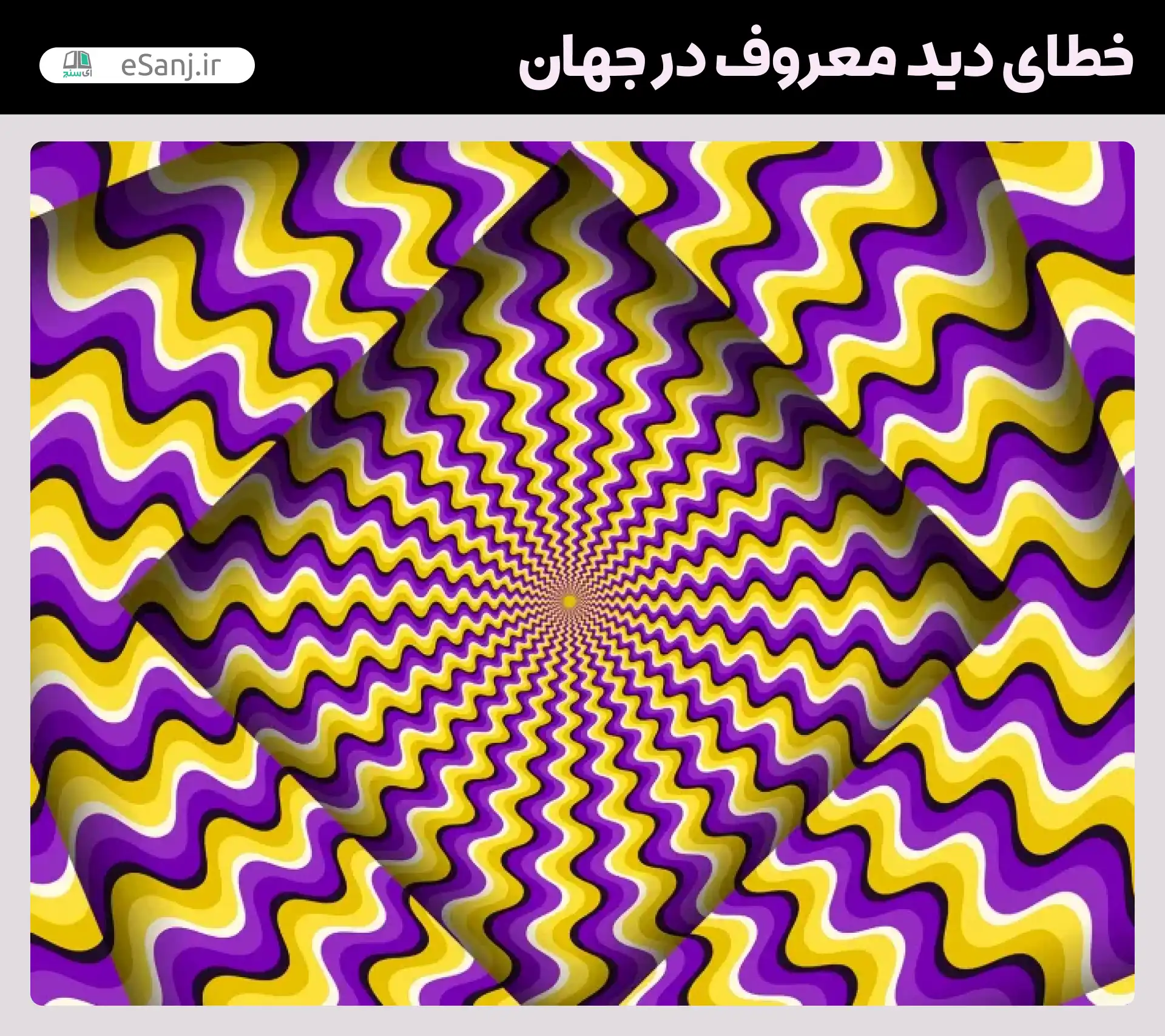 معروف ترین خطاهای دید در جهان شکل در حال چرخش