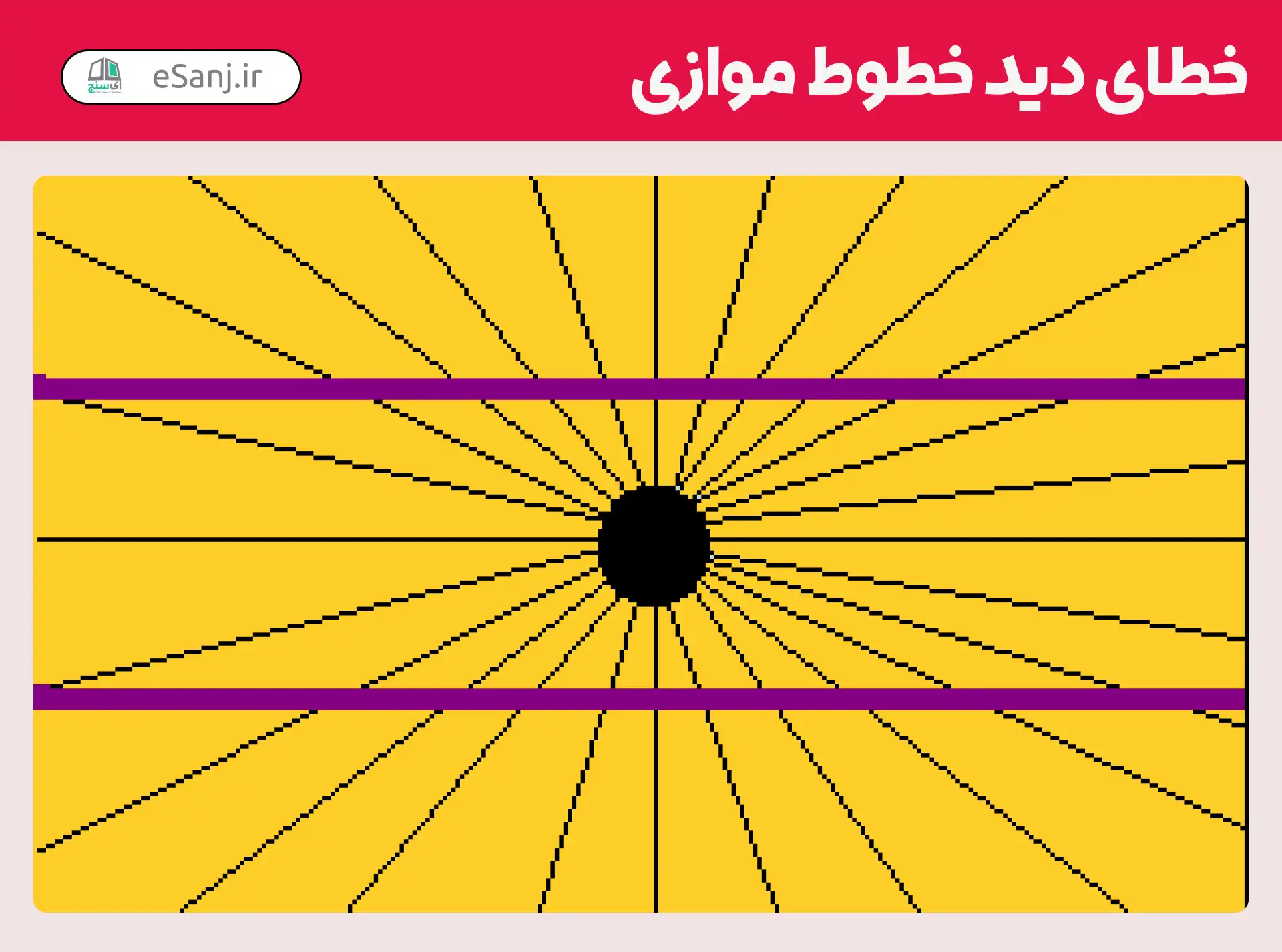 خطای دید خطوط موازی شماره 11