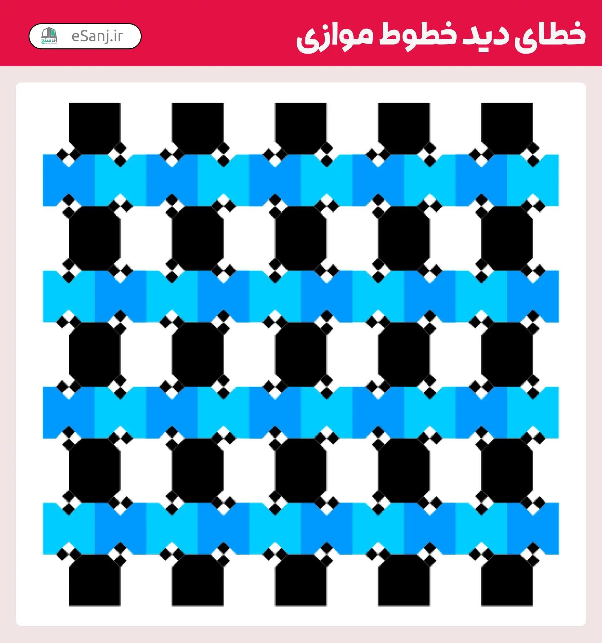 خطای دید خطوط موازی شماره 19