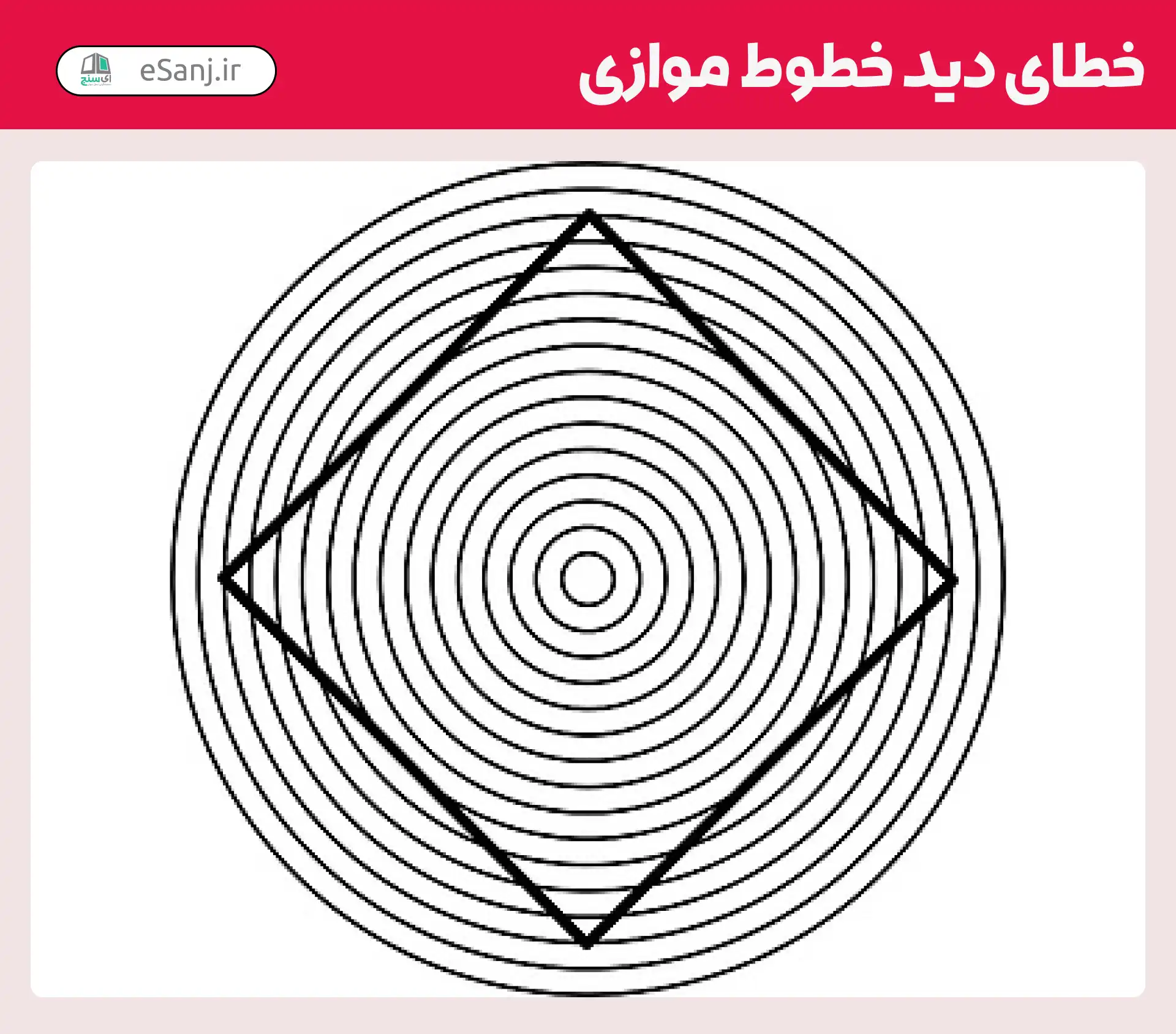 خطای دید خطوط موازی شماره 4