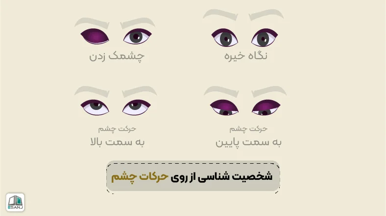 شخصیت شناسی از روی حرکات چشم