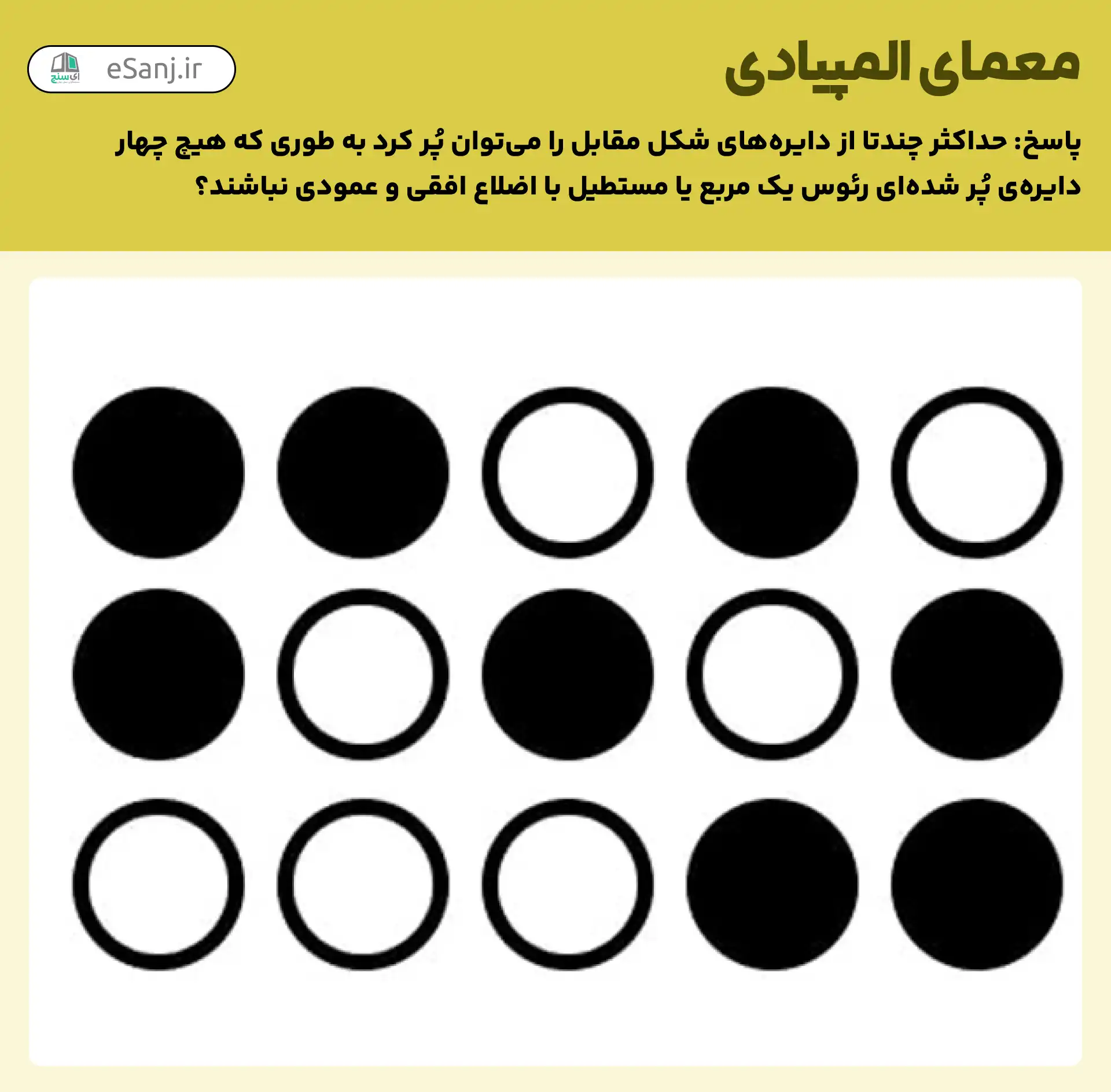 پاسخ معمای المپیادی شماره 2