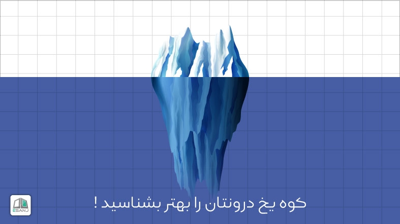 کوه یخ درونتان را بهتر بشناسید !
