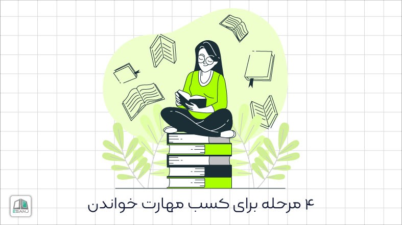 4 مرحله برای کسب مهارت خواندن