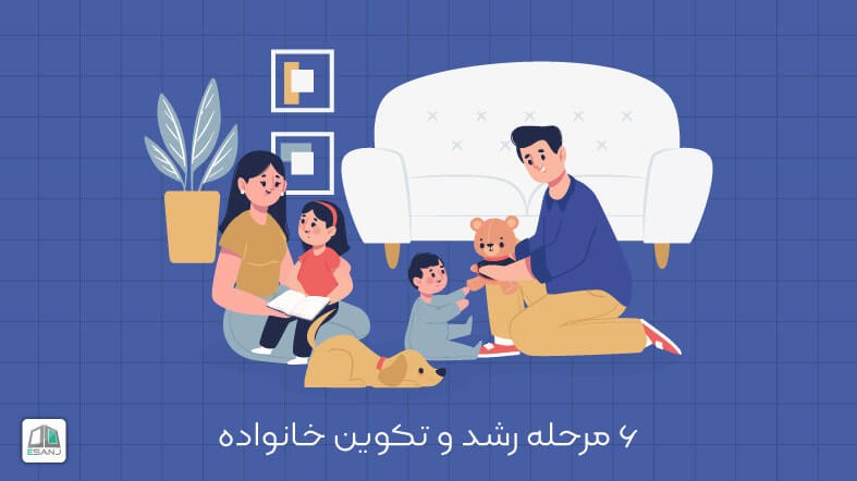 6 مرحله فرایند رشد و تكوين خانواده