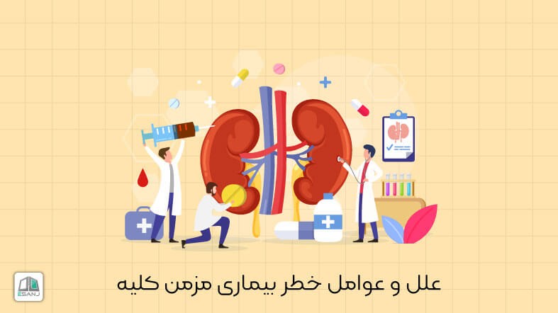 علل و عوامل خطر بیماری مزمن کلیه