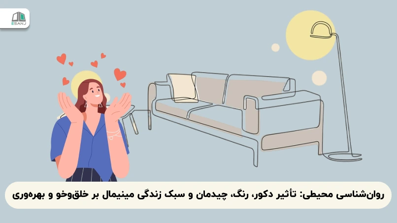 روان‌شناسی محیطی: تأثیر دکور، رنگ، چیدمان و سبک زندگی مینیمال بر خلق‌وخو و بهره‌وری