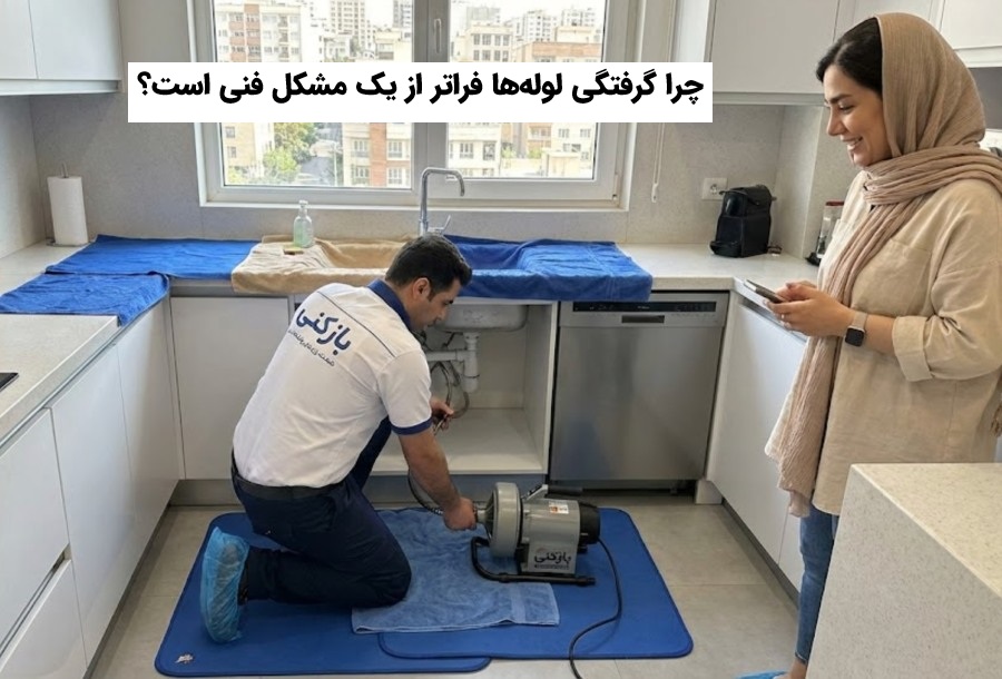 چرا گرفتگی لوله‌ها فراتر از یک مشکل فنی است؟