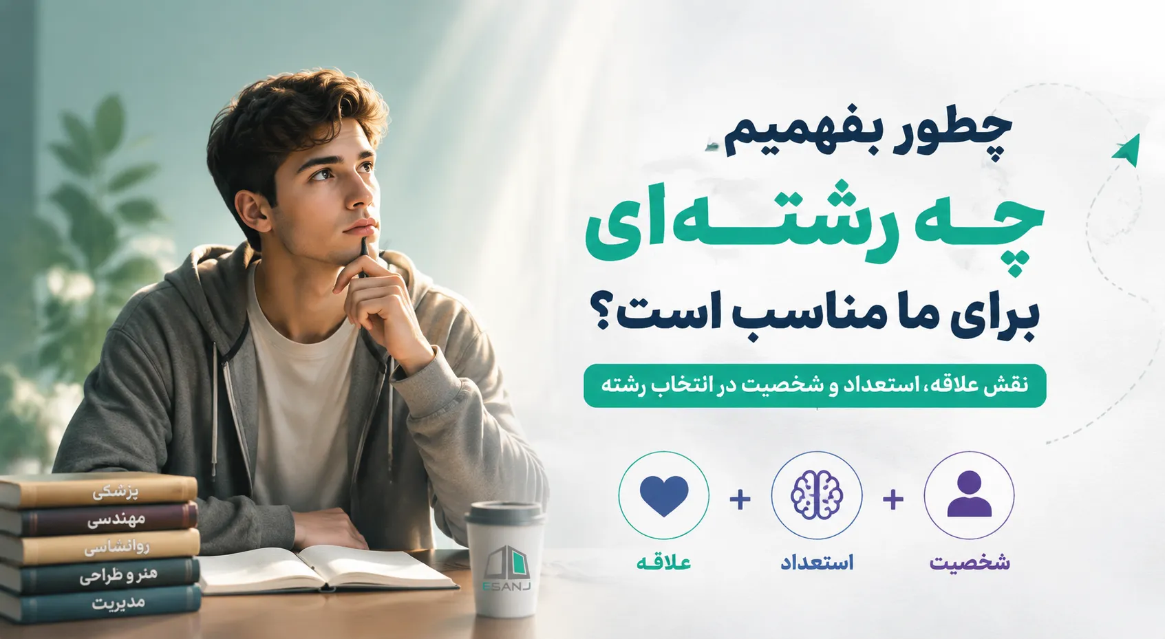 چطور بفهمیم چه رشته‌ای برای ما مناسب است؟ نقش علاقه، استعداد و شخصیت در انتخاب رشته