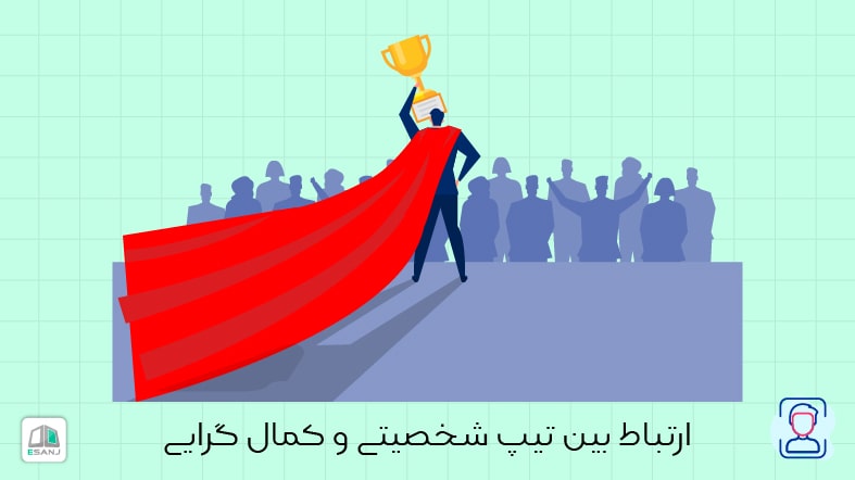 ارتباط بین تیپ شخصیتی و کمال گرایی