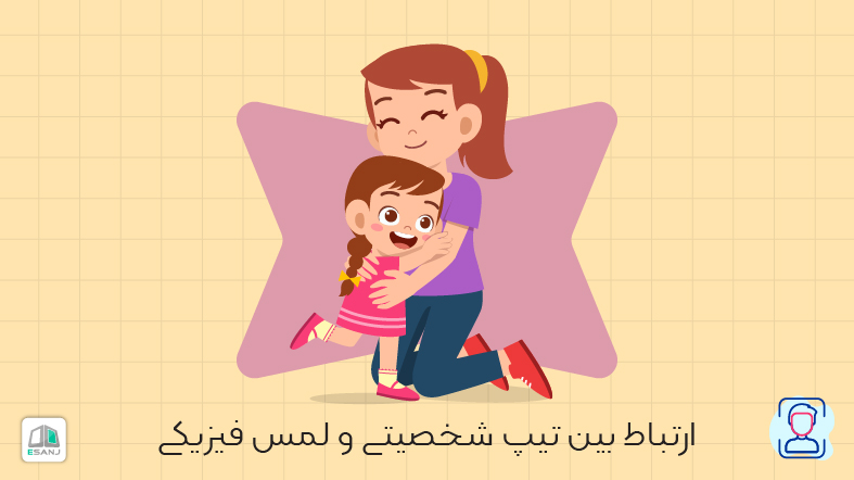 ارتباط بین تیپ شخصیتی و لمس فیزیکی