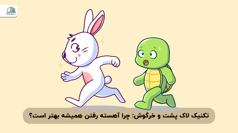 تکنیک لاک پشت و خرگوش: چرا آهسته رفتن همیشه بهتر است؟